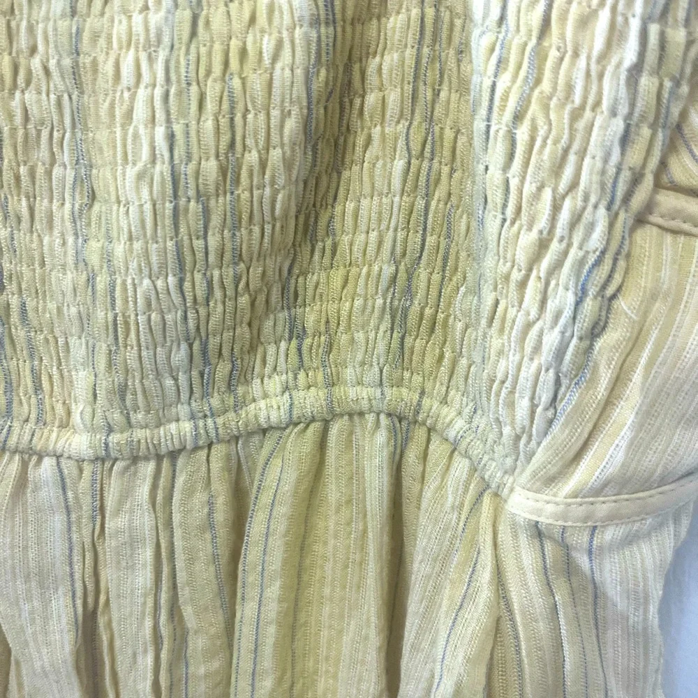 Blu Pepper Stripe Tie Front Empire Waist Maxi Dress - Picture 12 of 12
